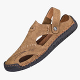 Sandals : Sandales Femme Cuir Été in Marron clair van Seroa