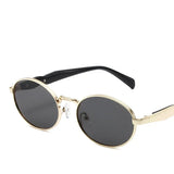 other : Lunettes de Soleil Femme Métal Vintage Polarisées in GrisOr Tissu libre van Seroa