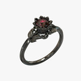 Jewelry : Rosa della Notte - Bague avec pierre rouge pour un look audacieux Homme in van Seroa