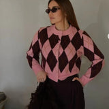 other : Cardigan Femme Court Tricoté Motif in van Seroa