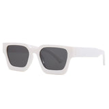 other : Lunettes de Soleil Carrées Femme Vintage Y2K in BlancGris van Seroa