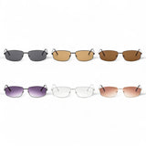 other : Lunettes de Soleil Femme Métal Vintage Oval in van Seroa
