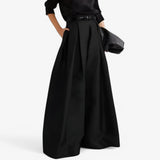 Pants : Pantalons Femme Doux en Coton Élastique S-XL - Confort et Style, Divers Couleurs in Néron van Seroa