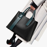 Sac épaule en cuir de vachette Femme