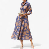 Dresses : Robe Femme Classique Chemise Haute in Viola van Seroa
