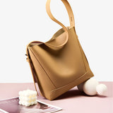 Sac à Bandoulière Femme Grand en Cuir Véritable Noir - Élégant et Spacieux