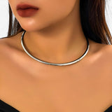 Jewelry : Collier Choker Or Simple - Option de Style pour Chaque Look de Fête Laine Femme in van Seroa