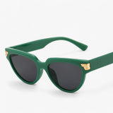 other : Lunettes de soleil Cat Eye élégantes Femme in VertGris tissu libre van Seroa