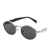 other : Lunettes de Soleil Femme Métal Vintage Polarisées in GrisArgent Tissu libre van Seroa