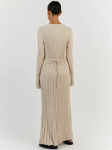 dresses : Robe Maxi Femme Manches Longues in van Seroa