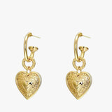 Martha | Eleganti orecchini a forma di cuore retrò - €25 : Boucles d'oreilles en forme de cœur rétro Femme in van Seroa