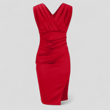Dresses : Robe de Cérémonie Femme Élégante avec Décolleté en V, Robe Longue de Soirée Formelle in van Seroa