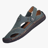 Sandals : Sandales Femme Cuir Été in Vert van Seroa