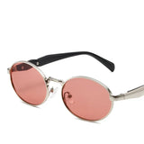 other : Lunettes de Soleil Femme Métal Vintage Polarisées in RougeArgent Tissu libre van Seroa