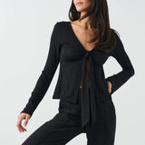 top blouses : Top Femme Manches Longues in van Seroa