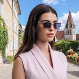 other : Lunettes de Soleil Femme Métal Rétro Polarisées in van Seroa