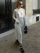 dresses : Robe Maxi Femme Manches Longues in van Seroa