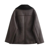 other : Veste Femme Cuir Luxe Similicuir in van Seroa
