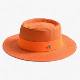 Women's Hat : Chapeau de paille - Élégant, léger et adapté aux voyages in van Seroa