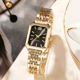 other : Montre carrée femme en acier inoxydable argenté, élégante et tendance pour le quotidien. in Noir van Seroa