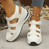 Sandales pour femmes : Sandales Femme Confort Cuir Noir Élégantes & Ergonomiques in Blanc van Seroa