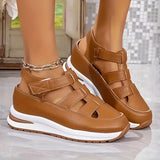 Sandales pour femmes : Sandales Femme Confort Cuir Noir Élégantes & Ergonomiques in Marron van Seroa