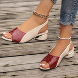 Sandales : Sandales Femme Cuir Noir Élégantes & Confortables Idéales Été in van Seroa