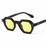 other : Lunettes de soleil rondes femme léopard vintage, protection in NoirJaune van Seroa