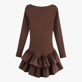 Mini-robe à manches longues - Tendance et style Femme