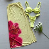 swimwear : Jupe Longue Femme Imprimé Floral in van Seroa