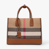 Bags : Sac en Toile Rayé - Spacieux et Polyvalent Gold Femme in van Seroa