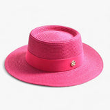 Women's Hat : Chapeau de paille - Élégant, léger et adapté aux voyages in van Seroa