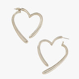 Jewelry : Boucles d'oreilles cœur personnalisées pour femme, polyvalentes et tendance pour toutes les occasions in van Seroa