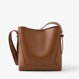 Sac à Bandoulière Femme Grand en Cuir Véritable Noir - Élégant et Spacieux
