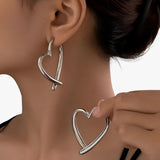 Jewelry : Boucles d'oreilles cœur personnalisées pour femme, polyvalentes et tendance pour toutes les occasions in van Seroa