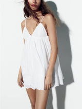 dresses : Robe Courte Femme Dentelle in van Seroa
