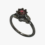Jewelry : Rosa della Notte - Bague avec pierre rouge pour un look audacieux Homme in van Seroa