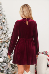 dresses : Robe Femme Manches Longues Velours in van Seroa