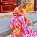 dresses : Robe Longue Femme Bohème Coton Fluide in XL van Seroa