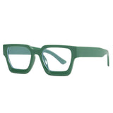 other : Lunettes de soleil carrées tendance Femme in Vert van Seroa