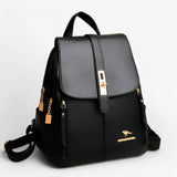 Bags : Sac à dos femme Grand en cuir véritable italien - Élégant pour le travail, les voyages et l'usage quotidien in van Seroa