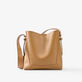 Sac à Bandoulière Femme Grand en Cuir Véritable Noir - Élégant et Spacieux