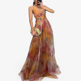 Dresses : Robe Fourreau Noire Élégante avec Volant Femme - Robe de Soirée ou de Cocktail, Tailles S-XL in Beige van Seroa