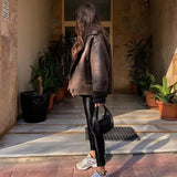 other : Veste Femme Cuir Luxe Similicuir in van Seroa