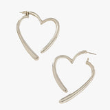 Jewelry : Boucles d'oreilles cœur personnalisées pour femme, polyvalentes et tendance pour toutes les occasions in van Seroa