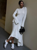 dresses : Robe Maxi Femme Manches Longues in van Seroa