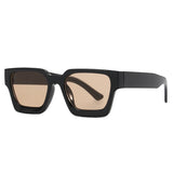 other : Lunettes de Soleil Carrées Femme Vintage Y2K in Thé noir van Seroa