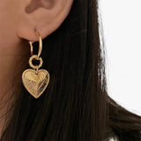 Martha | Eleganti orecchini a forma di cuore retrò - €25 : Boucles d'oreilles en forme de cœur rétro Femme in van Seroa