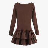 Mini-robe à manches longues - Tendance et style Femme