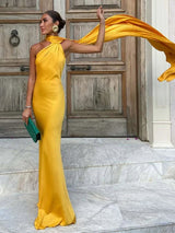 dresses : Robe Longue Fluide Élégante pour Femme - Idéale Soirée, Cérémonie ou Été in van Seroa